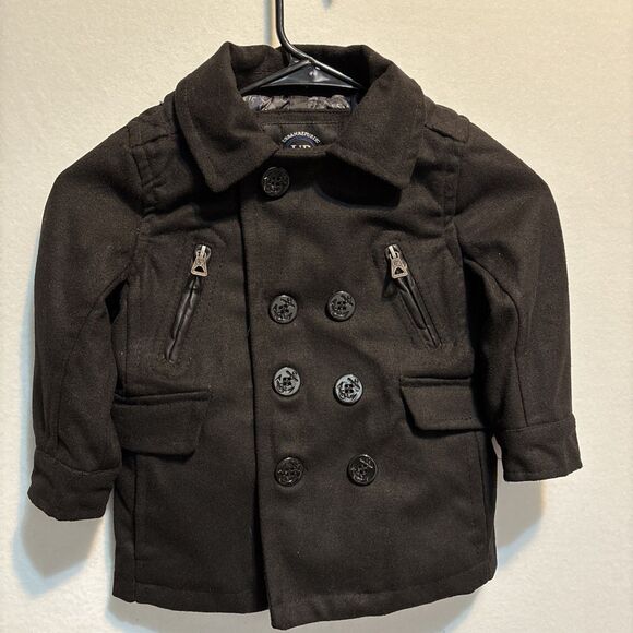 Urban Republic Classic Boys Pea Coat 3T - Picture 2 of 5